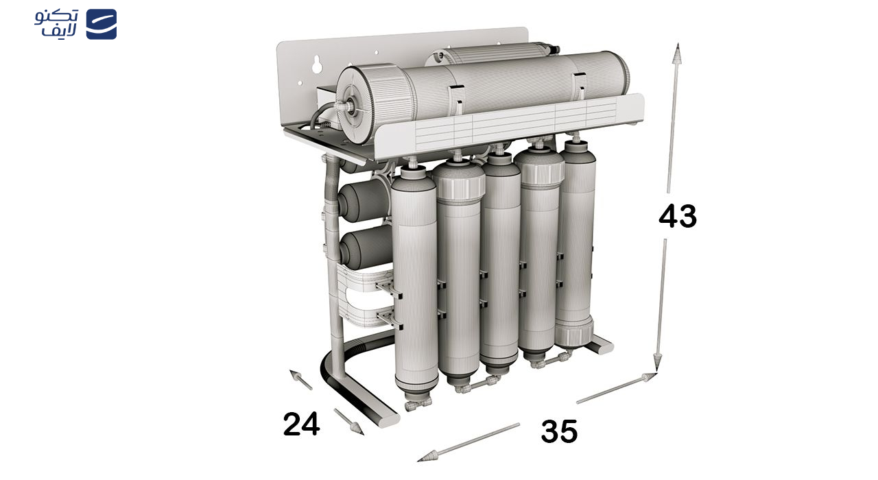 دستگاه تصفیه کننده آب خانگی اس اس وی مدل PureLine X900