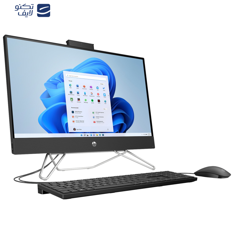 کامپیوتر همه کاره 23.8 اینچ اچ‌ پی مدل CB1292nh با پردازنده Core i3 1215U رم 8 گیگابایت از نوع DDR4 حافظه داخلی 512 گیگابایت SSD کارت گرافیک UHD Graphics (integrated) نمایشگر از نوع VA