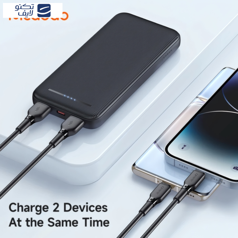 پاوربانک مک دودو مدل MC-463 LED Version ظرفیت 10000 میلی آمپرساعت