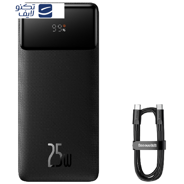 پاوربانک باسئوس مدل Bipow Digital Display 25W PPBD020301 ظرفیت 20000 میلی آمپر ساعت
