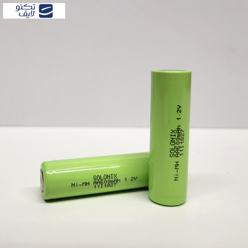 باتری قلمی قابل شارژ سولونیکس مدل  صنعتی 600mAh سرتخت بسته 4 عددی 