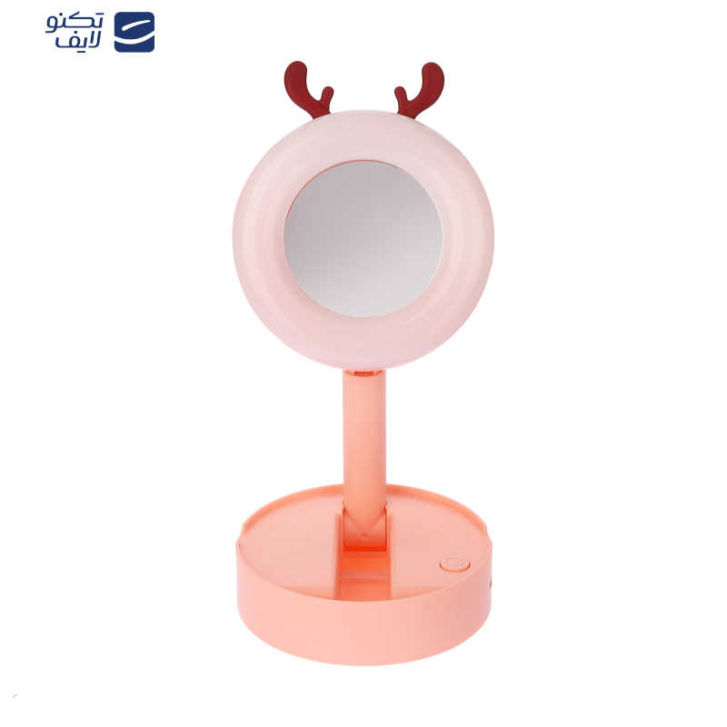 آینه آرایشی رینگ‌لایت‌دار مدل NO.0838-2