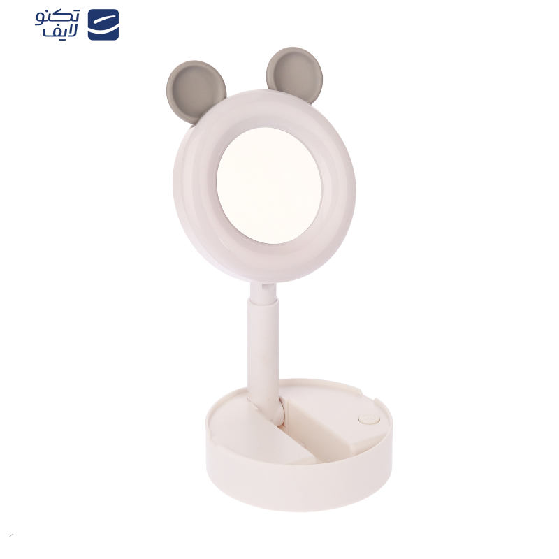 آینه آرایشی رینگ‌لایت‌دار مدل NO.0838-4