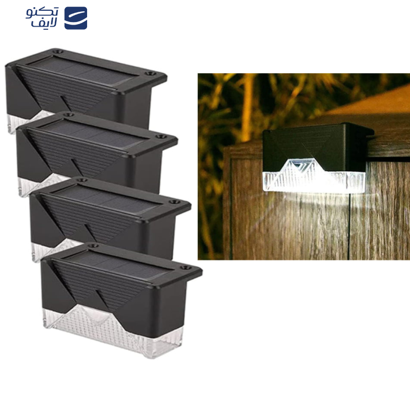 چراغ پارکی خورشیدی سولونیکس مدل LIGHTS مجموعه 4 عددی چراغ پارکی خورشیدی سولونیکس مدل LIGHTS مجموعه 4 عددی