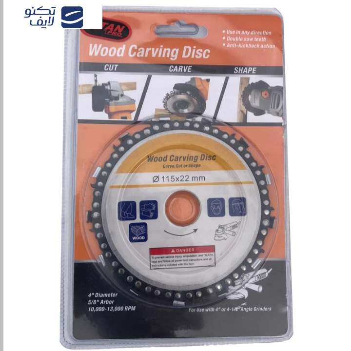 صفحه برش چوب زنجیری تیتان پرو مدل WCD115