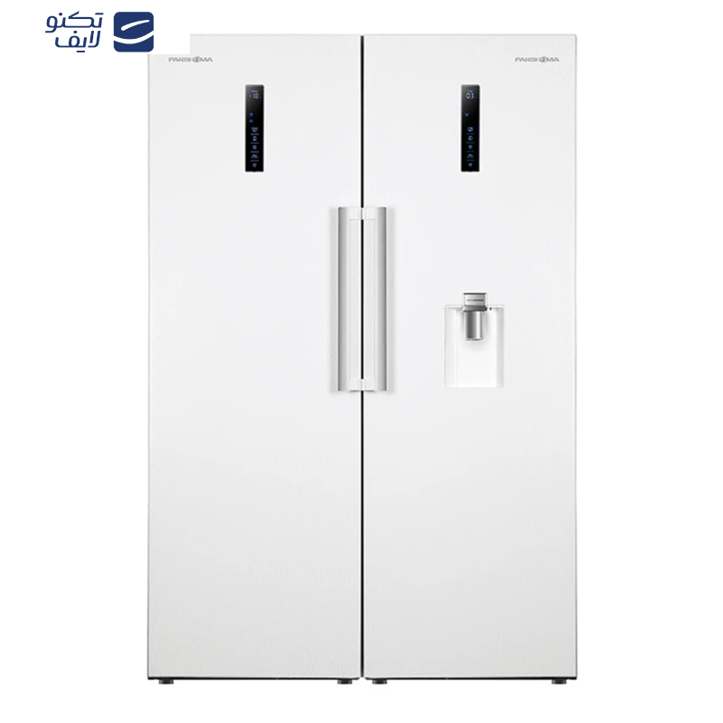 یخچال فریزر ساید بای ساید 34 فوت دوو مدل SXi20-30، دارای آبسردکن و یخساز اتوماتیک، با ارتفاع 181.6، پهنای 91.6 و عمق 92 سانتی متر، میزان مصرف انرژی A+، دارای 5 طبقه در یخچال و 3 کشو در فریزر، لزوم اتصال به شیر آب دارد، دارای سیستم نوفراست