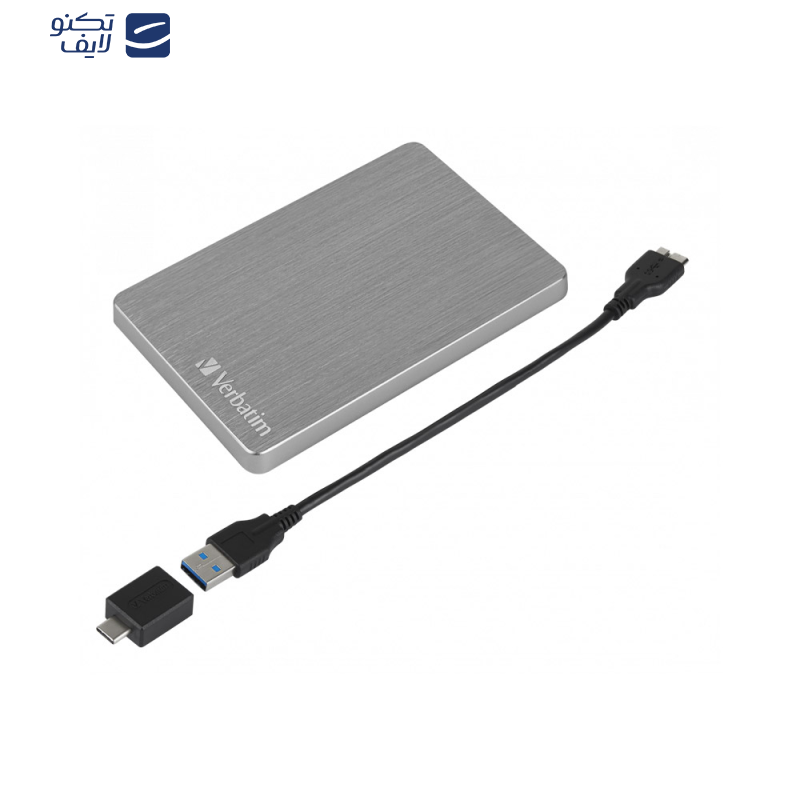 هارد اکسترنال ورباتیم مدل Store n Go ALU Slim ظرفیت دو ترابایت دارای رابط USB Type-A 3.2 هارد اکسترنال ورباتیم مدل Store n Go ALU Slim ظرفیت دو ترابایت دارای رابط USB Type-A 3.2