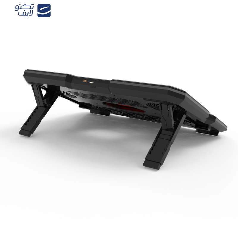 پایه خنک کننده  لپ تاپ گیمینگ دارای پورت USB-C هترون مدل HCP138