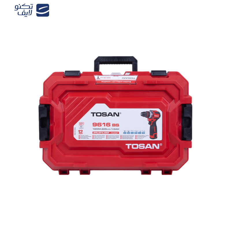 دریل پیچ گوشتی 10 میلی متری 16 ولت توسن مدل 9616BS