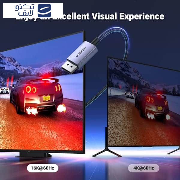 کابل DisplayPort 2.1 Male یوگرین مدل DP118 کد 15383 طول یک متر کابل DisplayPort 2.1 Male یوگرین مدل DP118 کد 15383 طول یک متر