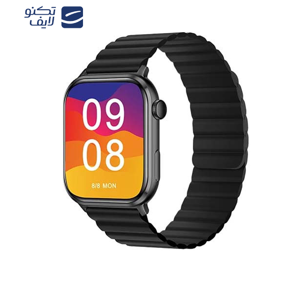 ساعت هوشمند آی می لب مدل IMILAB W02 دارای قابلیت های صفحه نمایش رنگی، صفحه نمایش لمسی، کنترل موسیقی (Music Player)، کنترل سطح اکسیژن خون، قابلیت مکالمه از طریق بلوتوث بند سیلیکون