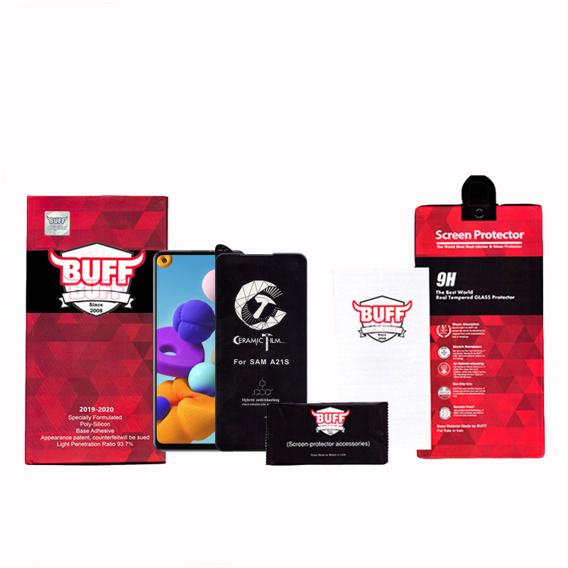 محافظ صفحه نمایش گوشی سامسونگ گلکسی A21s بوف مدل سرامیکی CF9