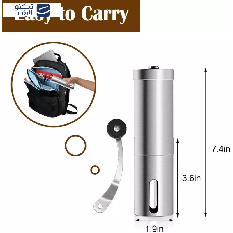 آسیاب دستی یونیک لایف مدل PRO-25 کد 01 آسیاب دستی یونیک لایف مدل PRO-25 کد 01