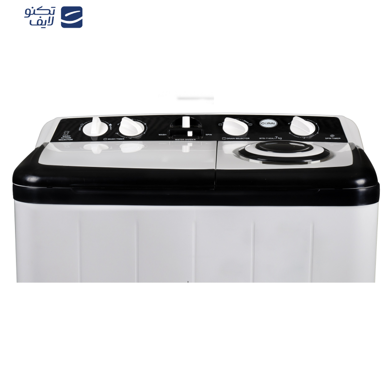 ماشین لباسشویی کرال مدل TTW-70504AJ ظرفیت 7 کیلوگرم