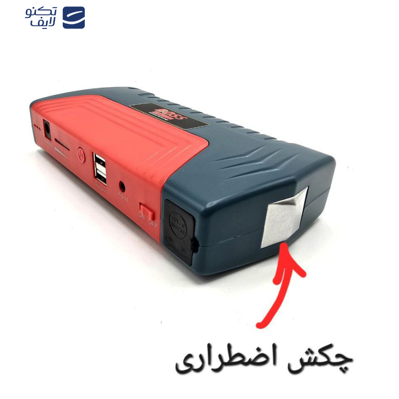 جامپ استارتر و کمپرسور فندکی باس مدل BS-124J جامپ استارتر و کمپرسور فندکی باس مدل BS-124J