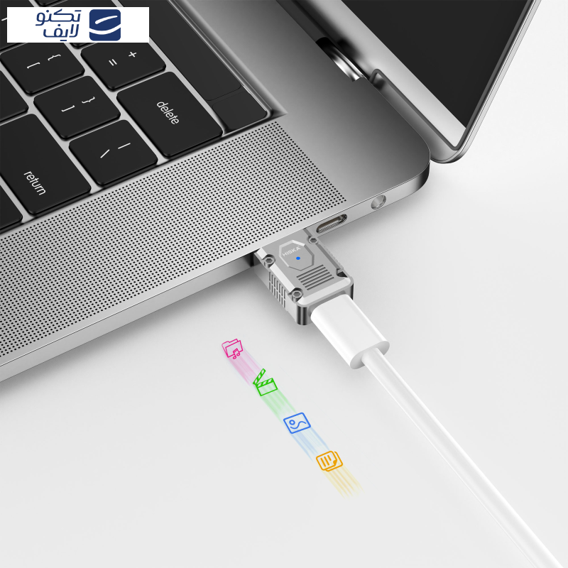 مبدل USB OTG به USB-C هیسکا مدل H9 مبدل USB OTG به USB-C هیسکا مدل H9