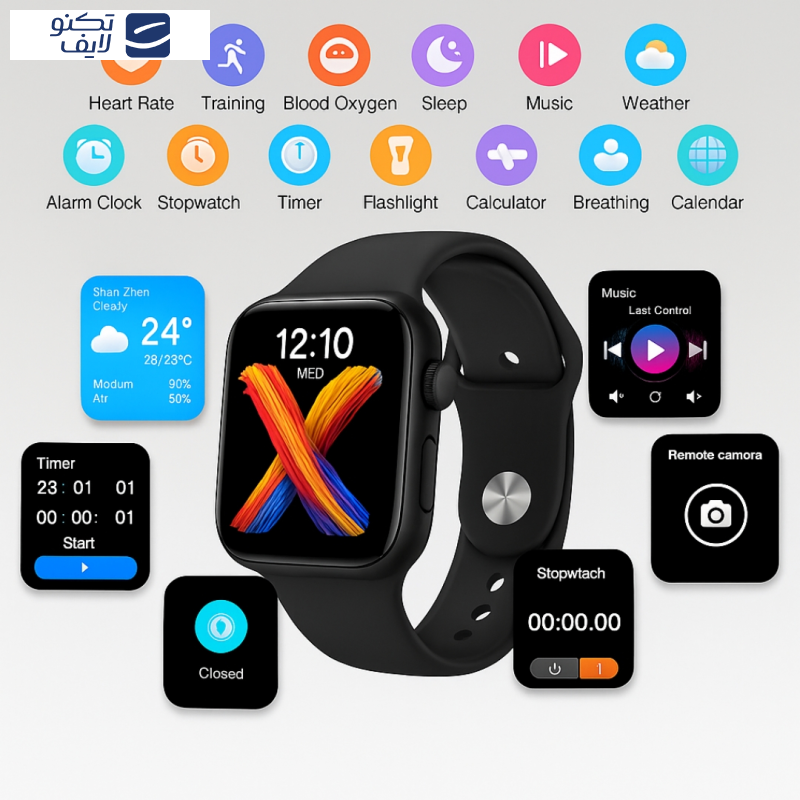 ساعت هوشمند ۴۹ میلی متری ویسمی مدل WISME-M3 به همراه هدفون ساعت هوشمند ۴۹ میلی متری ویسمی مدل WISME-M3 به همراه هدفون