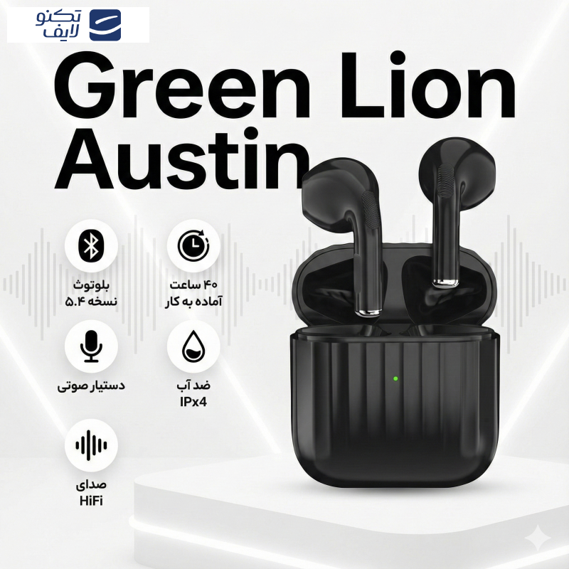 هدفون بلوتوثی گرین لاین مدل Austin هدفون بلوتوثی گرین لاین مدل Austin