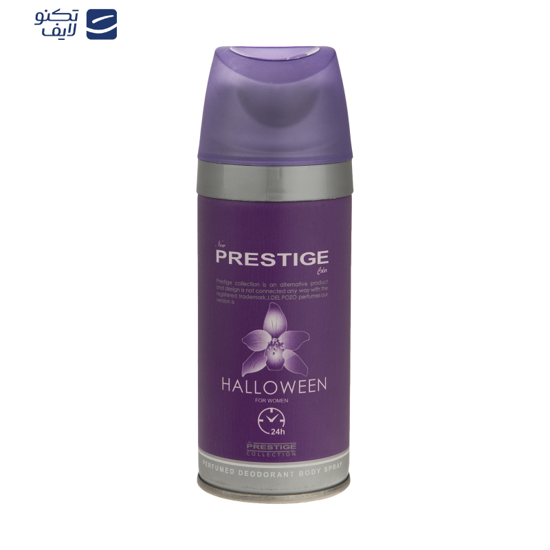 اسپری خوشبو کننده بدن زنانه پرستیژ مدل Halloween حجم 150 میلی لیتر اسپری خوشبو کننده بدن زنانه پرستیژ مدل Halloween حجم 150 میلی لیتر