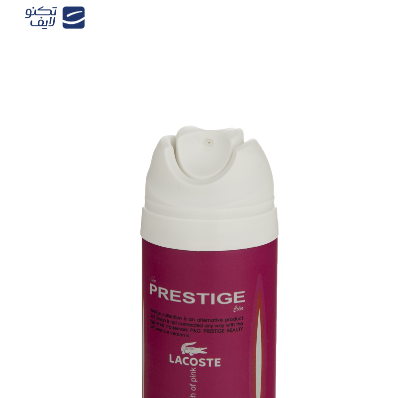 اسپری خوشبو کننده بدن زنانه پرستیژ مدل Lacoste Touch of Pink حجم 150 میلی لیتر اسپری خوشبو کننده بدن زنانه پرستیژ مدل Lacoste Touch of Pink حجم 150 میلی لیتر