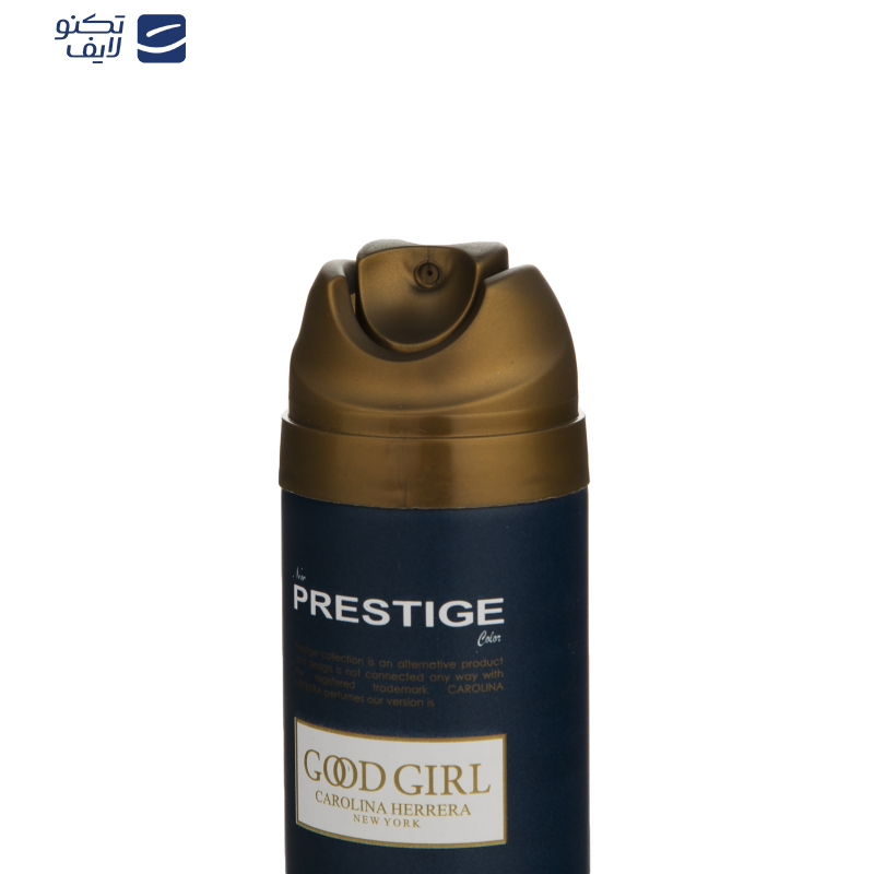 اسپری بدن زنانه نیو پرستیژ کالر مدل Good Girl حجم 150 میلی لیتر اسپری بدن زنانه نیو پرستیژ کالر مدل Good Girl حجم 150 میلی لیتر