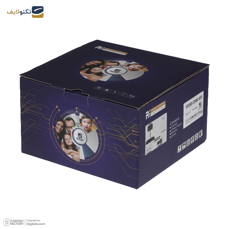 دوربین مداربسته تحت شبکه اسفیورد مدل Z230 بسته 2 عددی