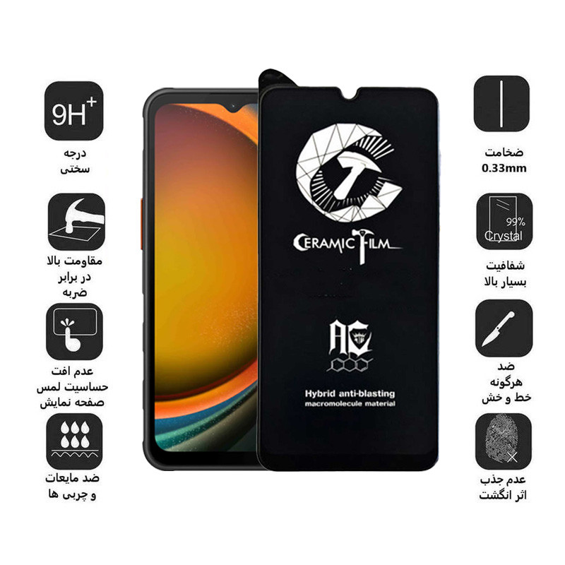 محافظ صفحه نمایش سرامیکی مات اپیکوی مدل CR7-M مناسب برای گوشی موبایل سامسونگ Galaxy A14 4G/5G /Xcover7