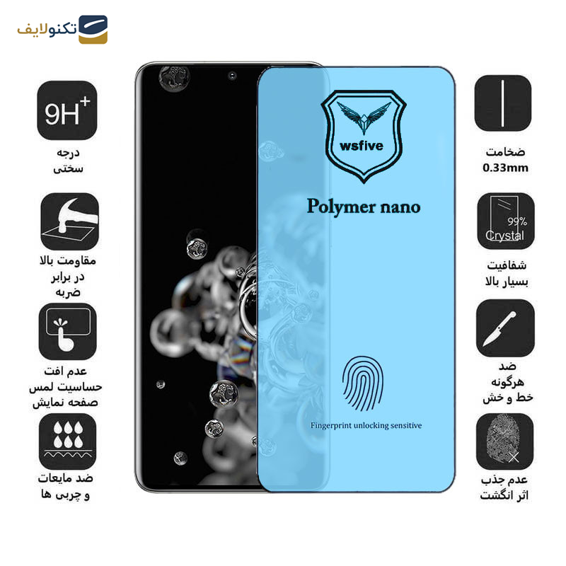 محافظ صفحه نمایش اپیکوی مدل Polymer Nano مناسب برای گوشی موبایل سامسونگ Galaxy S20 Ultra