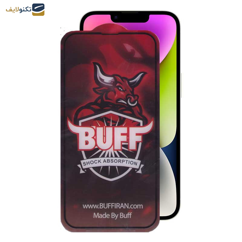 محافظ صفحه نمایش بوف مدل 5D Buffer-G مناسب برای گوشی موبایل اپل iPhone 14 / 13 Pro / 13