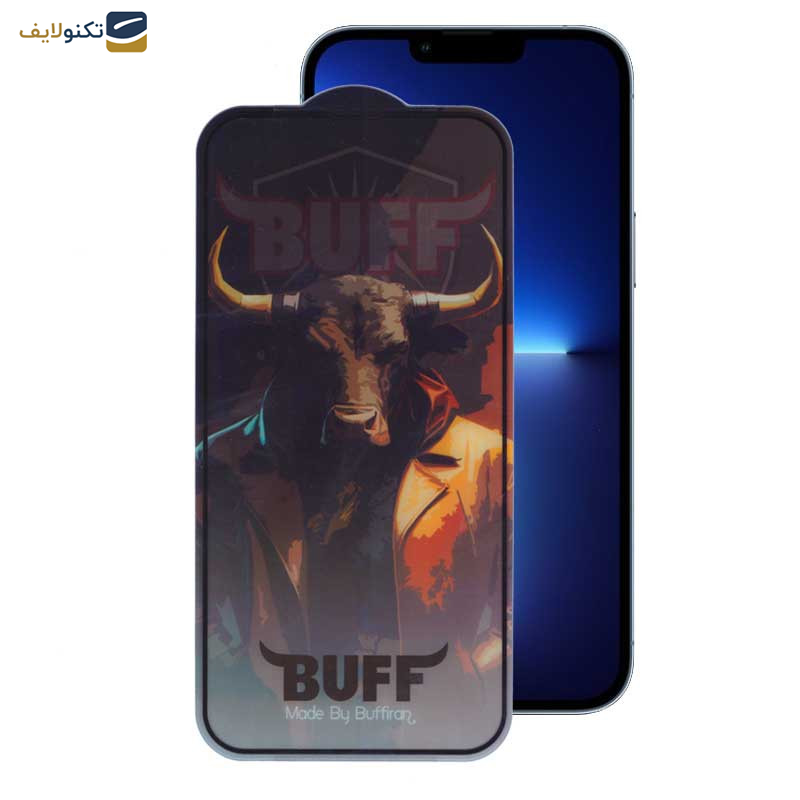محافظ صفحه نمایش بوف مدل 5D Buffer-G مناسب برای گوشی موبایل اپل iPhone 13 Pro Max / 14 Plus