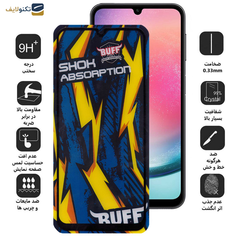 محافظ صفحه نمایش بوف مدل Shock-Shock-G مناسب برای گوشی موبایل  سامسونگ Galaxy A24 4G