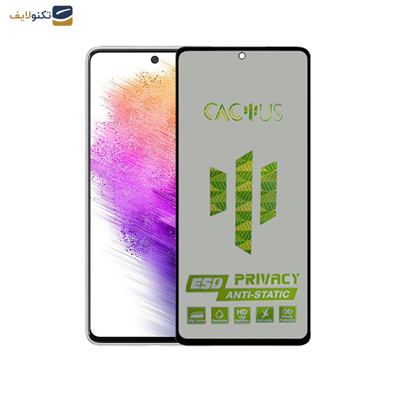 محافظ صفحه نمایش حریم شخصی اپیکوی مدل Cactus-ESD-Privacy مناسب برای گوشی موبایل سامسونگ Galaxy A73 5G/A72 4G/5G /M54 /M53 5G/M52/ M5/A71/A81/A91/M62/F62/S10 Lite/Note 10 Lite 