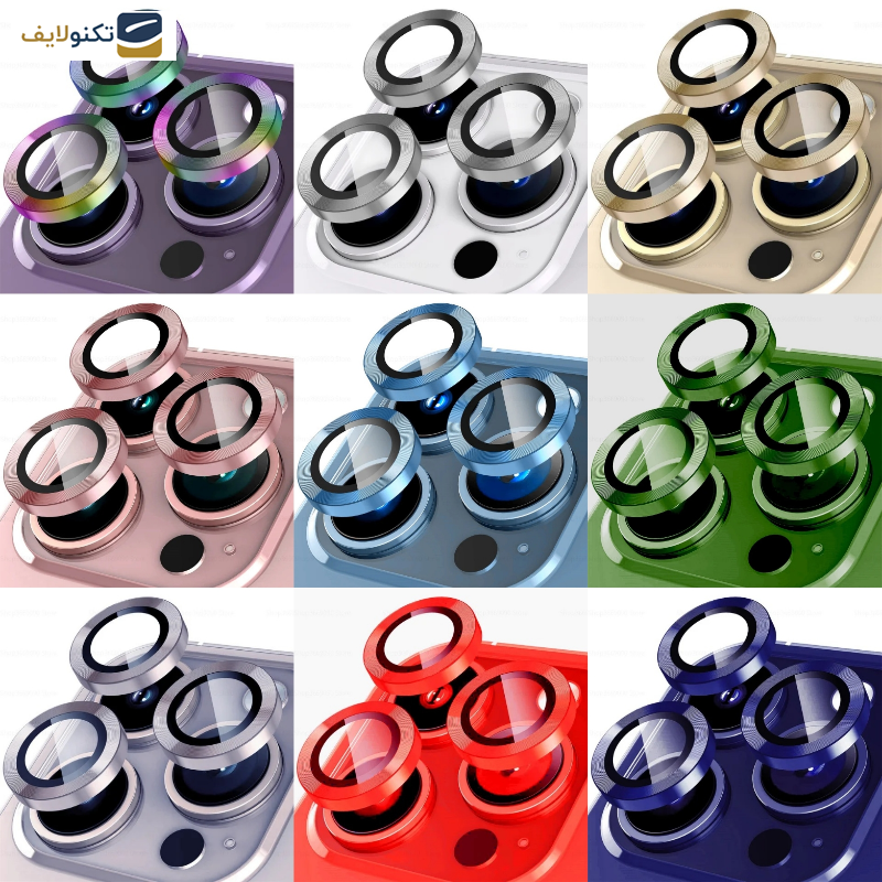 محافظ لنز دوربین بوف مدل HD-ColorLenz مناسب برای گوشی موبایل اپل Iphone 15  / 15 Plus