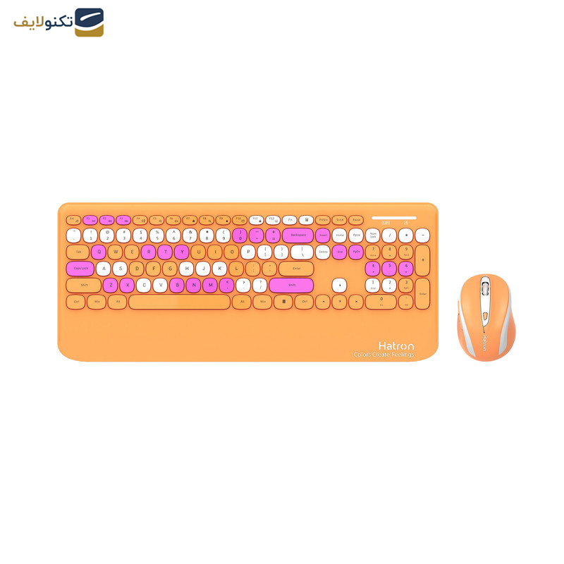 کیبورد و ماوس بی سیم هترون مدل HKCW350 کیبورد و ماوس بی سیم هترون مدل HKCW350