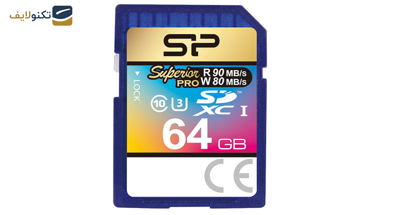 کارت حافظه SDXC سیلیکون پاور مدل Superior Pro کلاس 10 استاندارد UHS-I U3 سرعت 90MBps ظرفیت 64 گیگابایت کارت حافظه SDXC سیلیکون پاور مدل Superior Pro کلاس 10 استاندارد UHS-I U3 سرعت 90MBps ظرفیت 64 گیگابایت