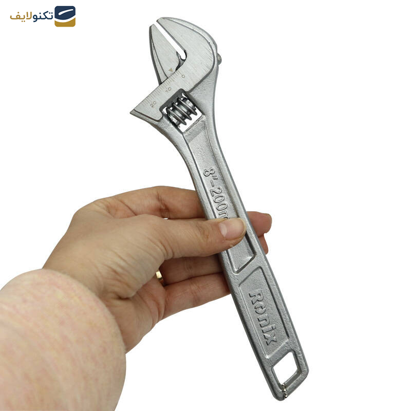 آچار فرانسه رونیکس مدل RH-2431 سایز 8 آچار فرانسه رونیکس مدل RH-2431 سایز 8