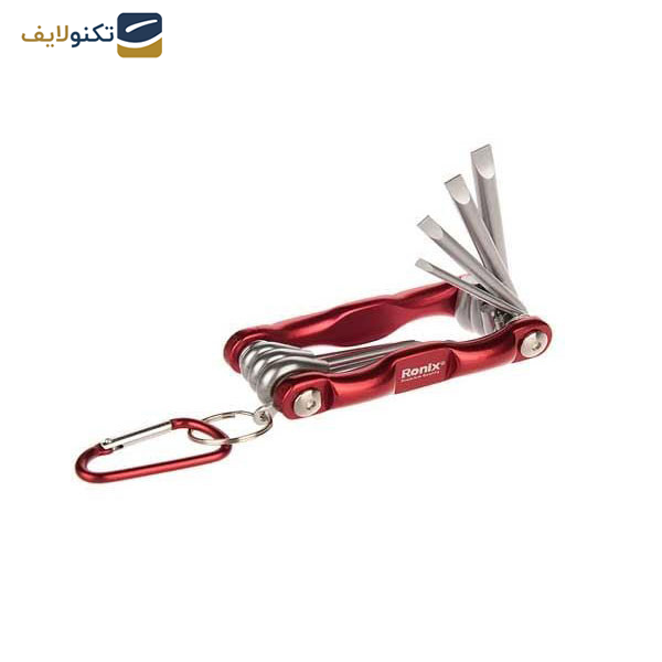 مجموعه 8 عددی پیچ گوشتی تاشو رونیکس مدل RH-2901