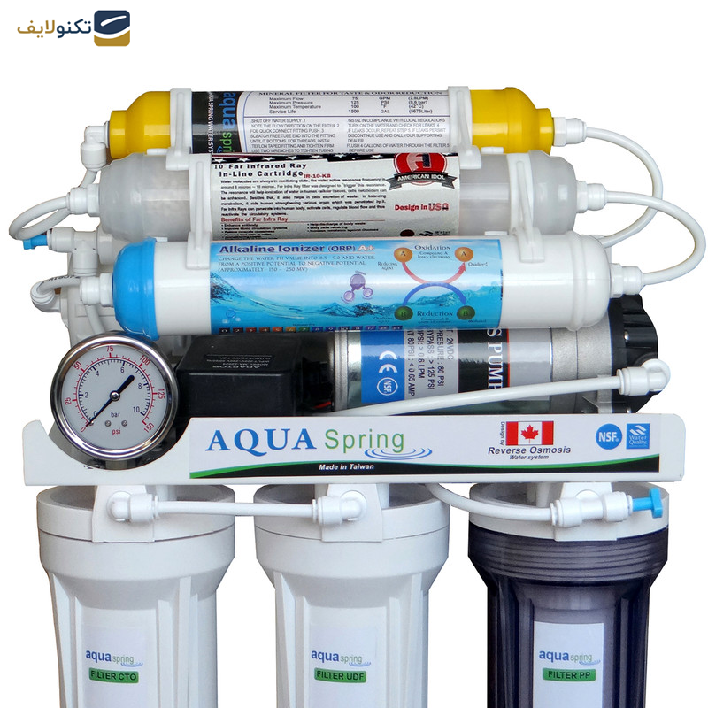 دستگاه تصفیه کننده آب آکوآ اسپرینگ مدل NF8200 دستگاه تصفیه کننده آب آکوآ اسپرینگ مدل NF8200