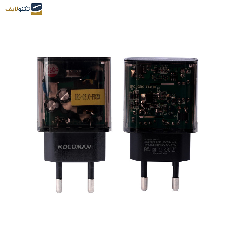 شارژر دیواری 20وات کلومن مدل KC-H125