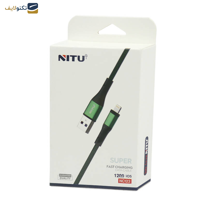 کابل تبدیل USB به لایتنینگ نیتو مدل NC123 طول 1.2 متر