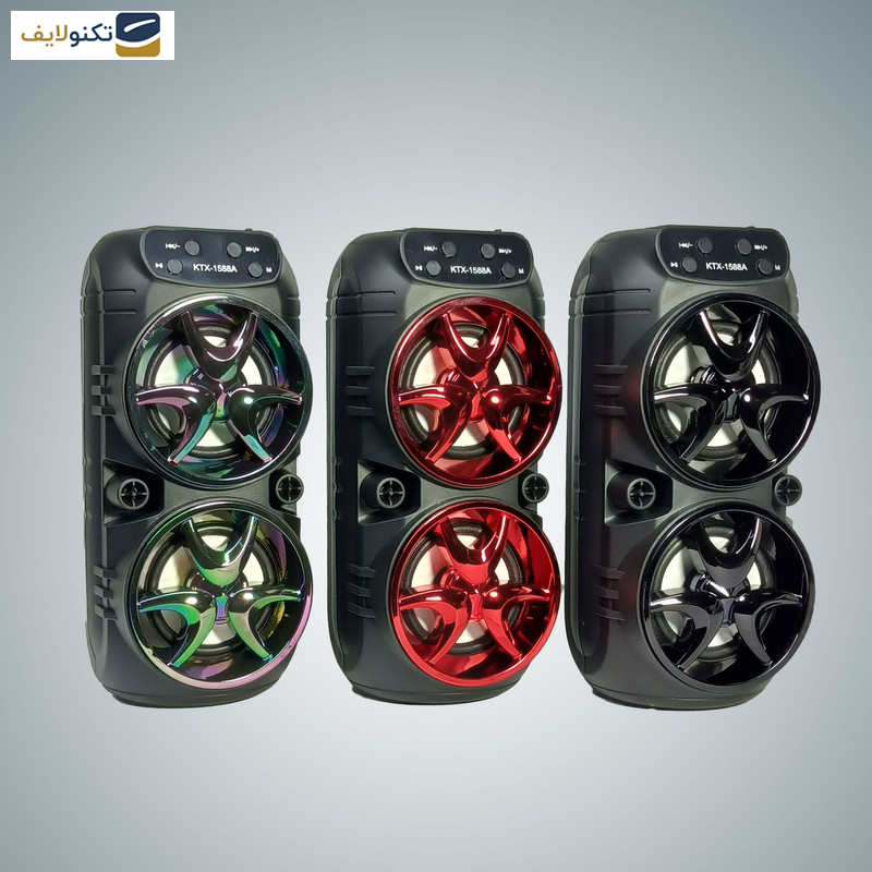 اسپیکر بلوتوثی قابل حمل مدل KTX-1588A