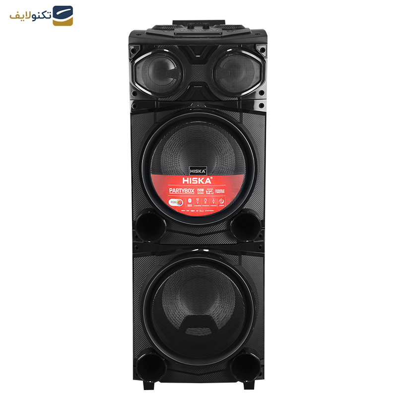 اسپیکر بلوتوثی هیسکا مدل PARTY BOX 1017
