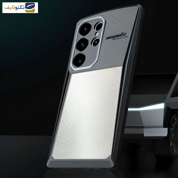 کاور ژاند مدل Cyber مناسب برای گوشی موبایل سامسونگ Galaxy S24 Ultra