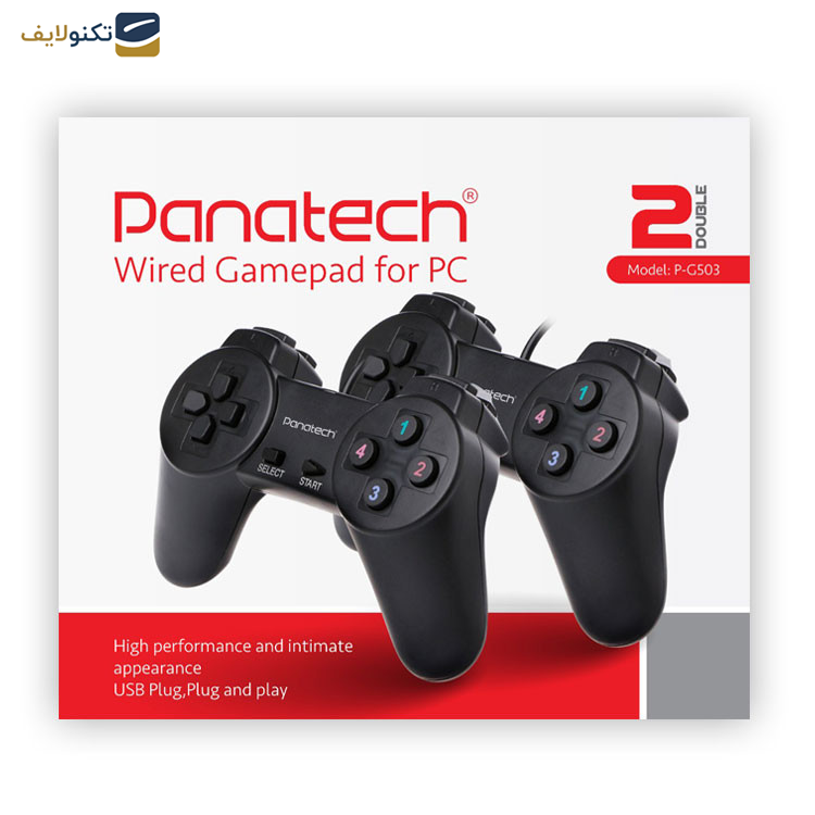 دسته بازی پاناتک مدل p-g503 بسته 2 عددی