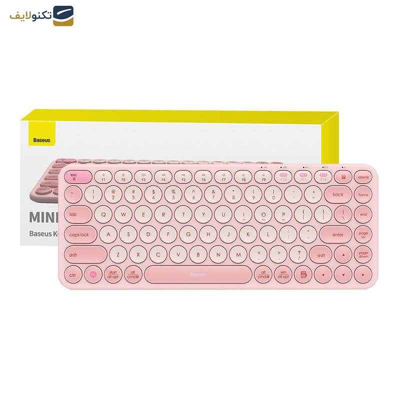 کیبورد بی سیم بیسوس مدل K01A B00955503413 Wireless Tri-Mode کیبورد بی سیم بیسوس مدل K01A B00955503413 Wireless Tri-Mode