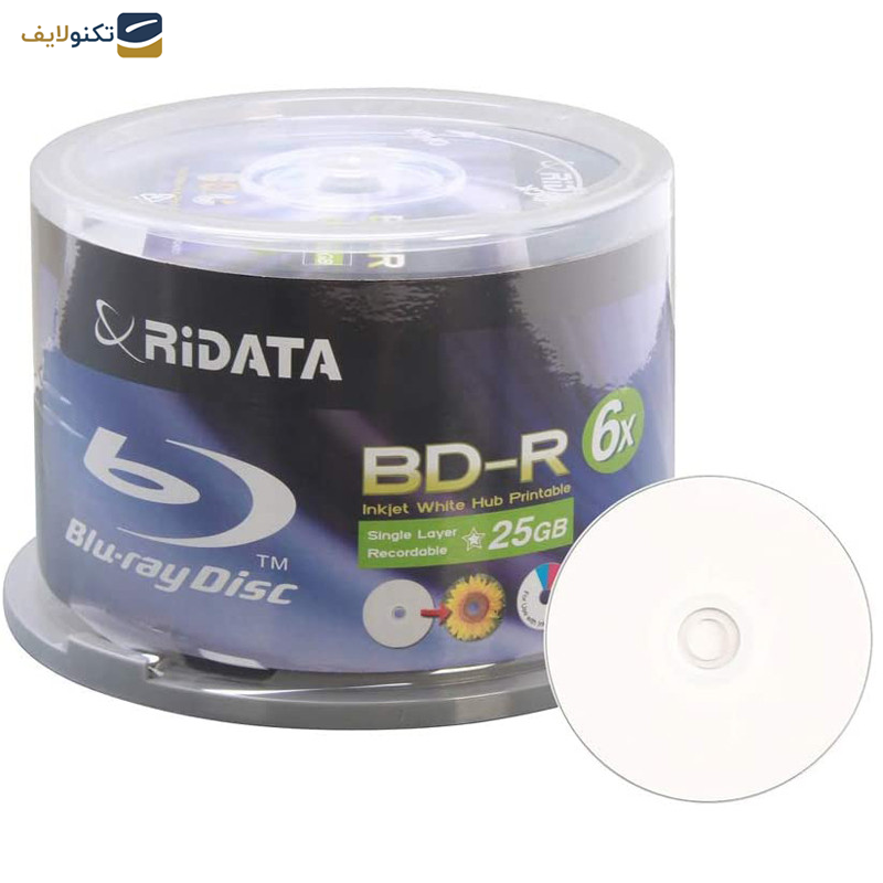 بلو ری خام ری دیتا مدل A1 با ظرفیت 25 گیگابایت بسته 50 عددی بلو ری خام ری دیتا مدل A1 با ظرفیت 25 گیگابایت بسته 50 عددی