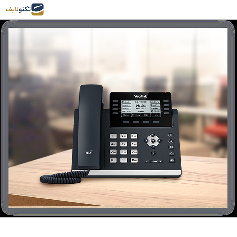 تلفن تحت شبکه یالینک مدل SIP T43U 