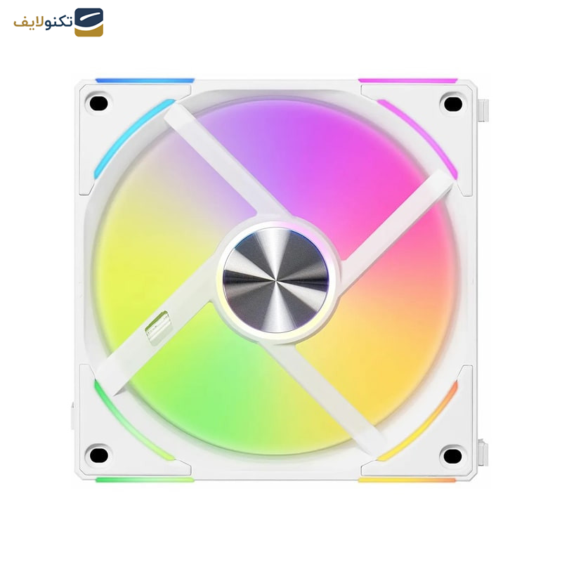فن کیس لیان لی مدل UNI FAN AL 120 V2 White بسته 3 عددی