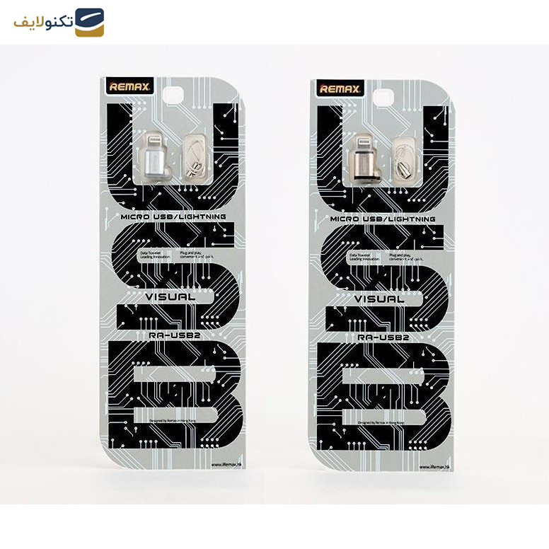 مبدل microUSB  به لایتنینگ ریمکس مدل RA-USB2