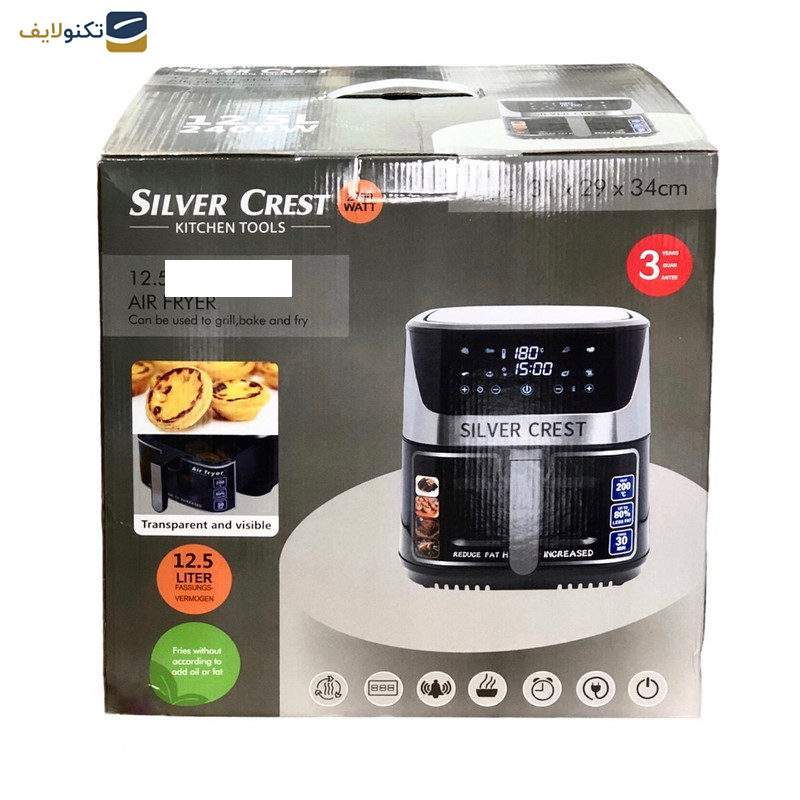سرخ کن بدون روغن سیلورکرست مدل 12/5